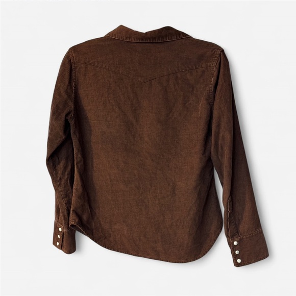Lucky Brand Brown Button-Up Shirt - Picture 2 of 3